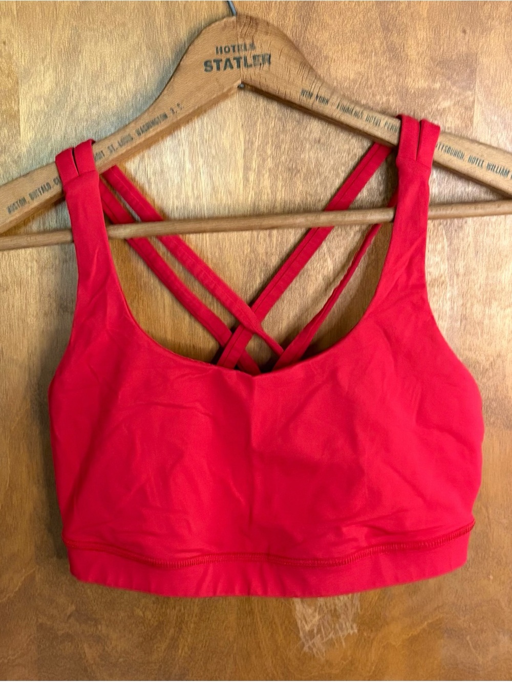 Lululemon Energy Sports Bra Bralette Dark Red Size 10 Yoga Hiking Gorpcore Gym